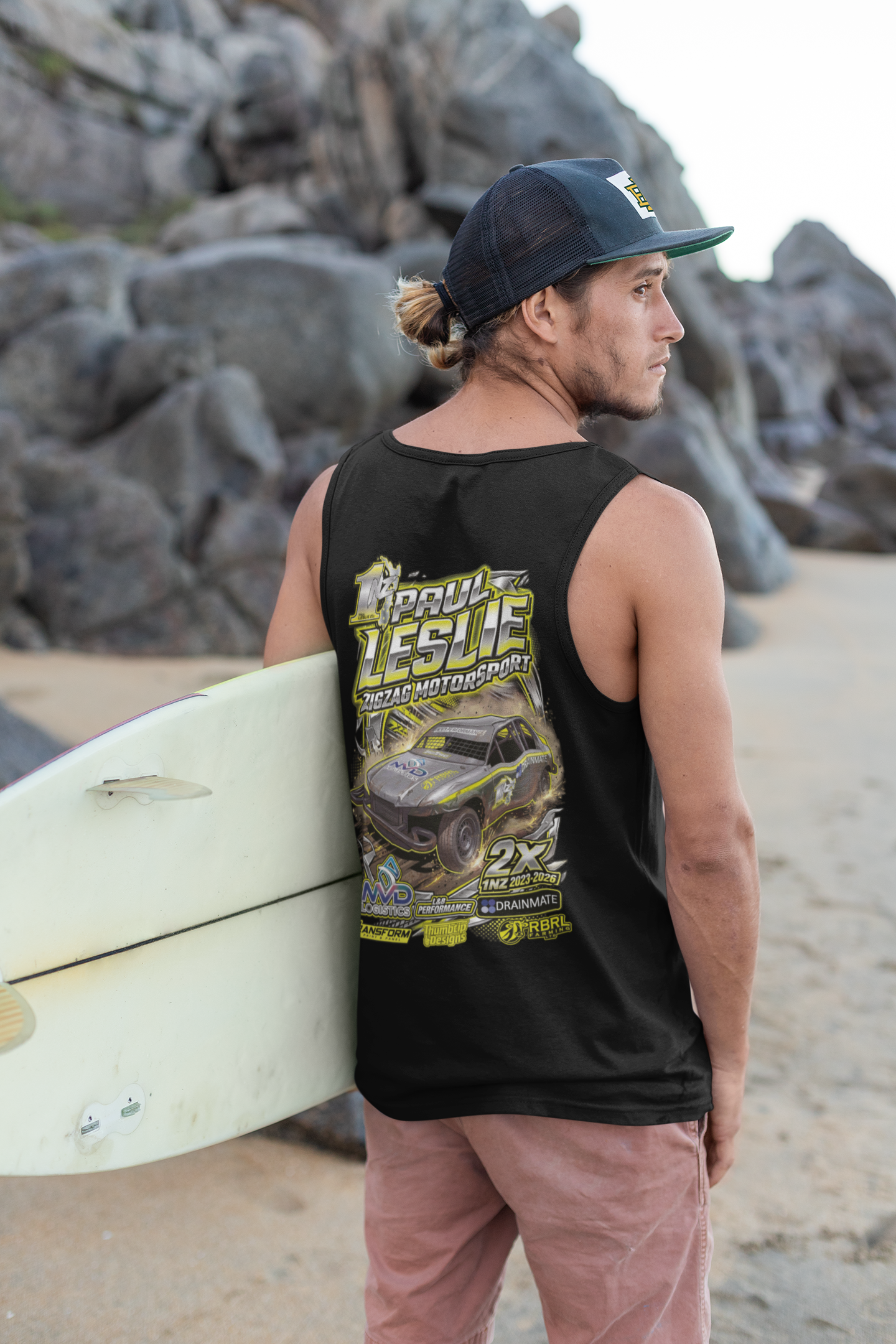 1NZ Paul Leslie Streetstock Adults Tank/Singlet