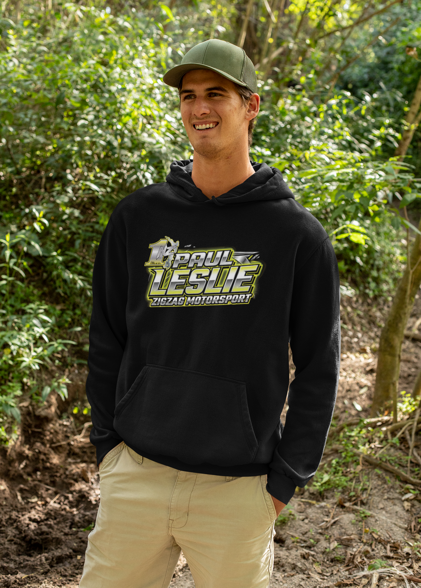 1NZ Paul Leslie Streetstock Mens Hoodie